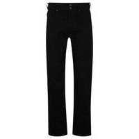 Relaxed-fit jeans in pure-cotton denim, Hugo boss