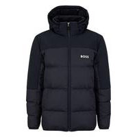 Regular-fit water-repellent down jacket with logo detail, Hugo boss