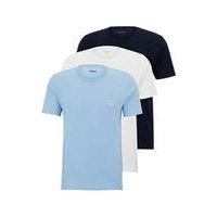 Three-pack of logo underwear T-shirts in cotton jersey, Hugo boss