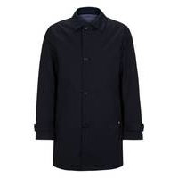 Stretch-wool regular-fit coat with zip-up inner, Hugo boss