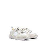 Pastel-coloured trainers with backtab logo, Hugo boss