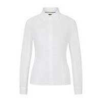 Slim-fit blouse in a cotton blend, Hugo boss