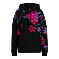 Relaxed-fit hoodie with seasonal artwork, Hugo boss