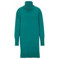 Rollneck dress in cotton and virgin wool, Hugo boss