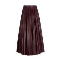 A-line skirt in embossed pleated material, Hugo boss