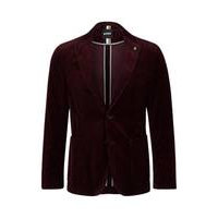 Slim-fit jacket in micro-patterned stretch cotton, Hugo boss