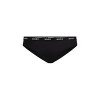 Regular-rise briefs with logo waistband, Hugo boss