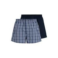 Two-pack of pyjama shorts in cotton poplin, Hugo boss