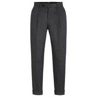 Relaxed-fit trousers in a cashmere blend, Hugo boss