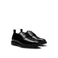 Derby shoes in brush-off leather, Hugo boss