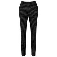 Regular-fit trousers in diagonal pin-striped stretch wool, Hugo boss