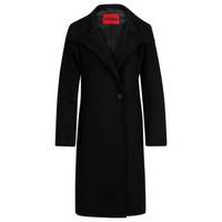 Regular-fit coat in a wool blend with cashmere, Hugo boss