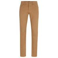 Slim-fit jeans in lightweight satin stretch denim, Hugo boss