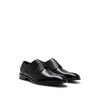 Italian-made Derby shoes in smooth and printed leather, Hugo boss