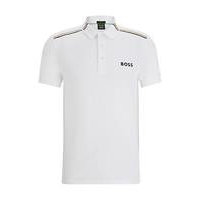 BOSS x Matteo Berrettini slim-fit polo shirt with signature stripes, Hugo boss