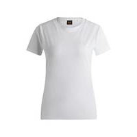 Cotton-jersey slim-fit T-shirt with logo detail, Hugo boss