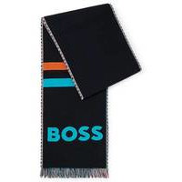 BOSS x NFL logo scarf with Miami Dolphins branding, Hugo boss
