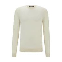 Regular-fit sweater in wool, silk and cashmere, Hugo boss