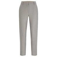 Slim-fit trousers in a wool blend with cashmere, Hugo boss