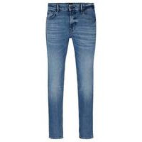 Slim-fit jeans in comfort-stretch denim, Hugo boss