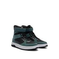 High-top trainers in a panelled design, Hugo boss