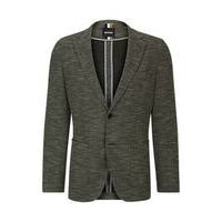 Regular-fit jacket in micro-patterned stretch jersey, Hugo boss