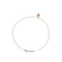 Glass-bead necklace with flame pendant, Hugo boss