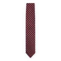 Silk-jacquard tie with micro pattern, Hugo boss