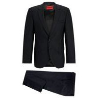 Slim-fit suit in a performance-stretch wool blend, Hugo boss