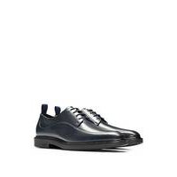 Leather lace-up Derby shoes with stitching detail, Hugo boss
