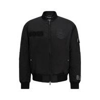BOSS x NFL padded bomber jacket with special patches, Hugo boss