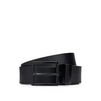Reversible Italian-leather belt with pin and plaque buckles, Hugo boss