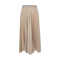 Plissé skirt in high-shine stretch jersey, Hugo boss