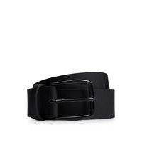 Italian-leather belt with tonal buckle, Hugo boss