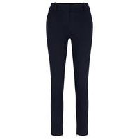 Slim-fit cropped trousers with zipped inner hems, Hugo boss