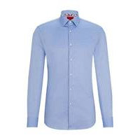 Slim-fit shirt in easy-iron Oxford cotton, Hugo boss