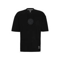 BOSS x NFL interlock-cotton T-shirt with printed artwork, Hugo boss