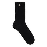 Regular-length socks with metallic double monogram, Hugo boss