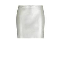 Regular-fit mini skirt in metallic fabric, Hugo boss