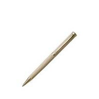 Ballpoint pen with diamond-cut engraved gold-tone finish, Hugo boss