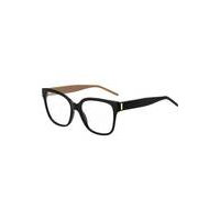 Black bio-acetate optical frames with signature hardware, Hugo boss