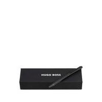 Black ballpoint pen with engraved pattern, Hugo boss