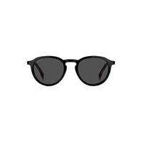 Black 360°-hinge sunglasses with Havana temples, Hugo boss