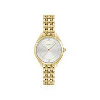 Gold-tone watch with silver-white dial, Hugo boss