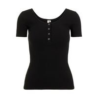 Ribbed short sleeved top, Pieces
