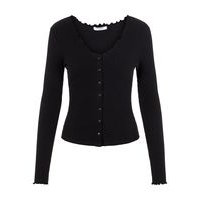 Slim-fit ribbed blouse, Pieces