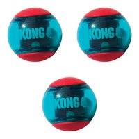 KONG Squeezz Action Ball, S-koko 3 kpl