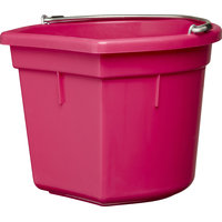 HG Flat side bucket 20L Vaaleanpunainen ONE SIZE, Horse Guard