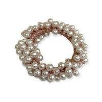 Equetech Pearl Beaded Scrunchie - Rose Gold