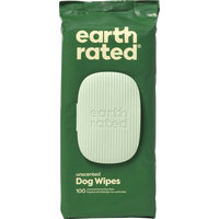 Earth Rated Wipes For Dogs 100 pcs 20x20 cm - Unscented